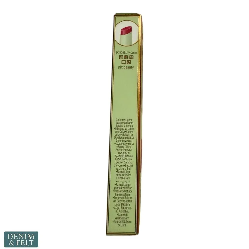 NEW Pixi LipGlow Tinted Lip Balm Ruby‎ Dark Pink Shea Mango Glossy Hydrating
